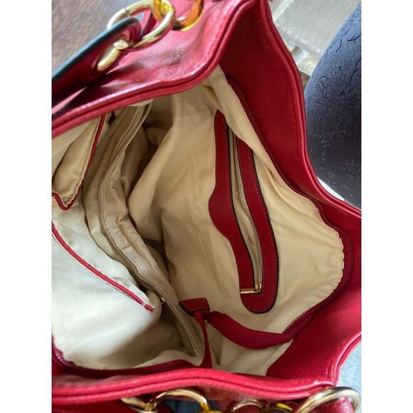 Michael Kors Red HOBO bag - Picture 5 of 5